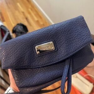 Nine West Midnight Blue Crossbody Clutch